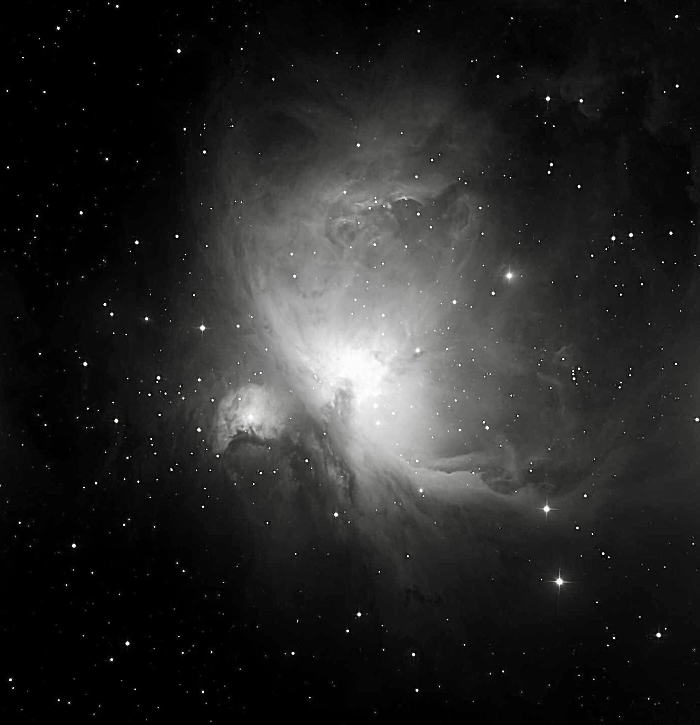 Orionnebel (M42) - Aufnahme mit 510mm-Spiegelteleskop in "Siding Spring", Australien (iTelescope) / Belichtungszeit: 120 Sekunden